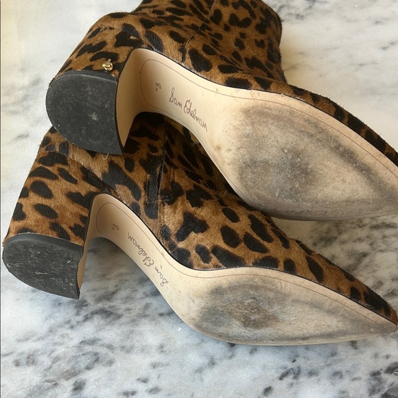 Sam Edelman Women's Hilty Leopard Ankle Booties | 8.5 - Picture 6 of 8